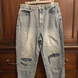 Sashiko Patched Jeans
